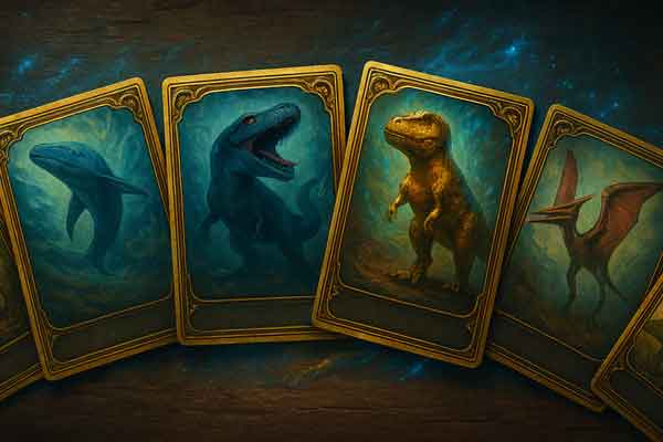 恐竜カードゲームへのサムネイル